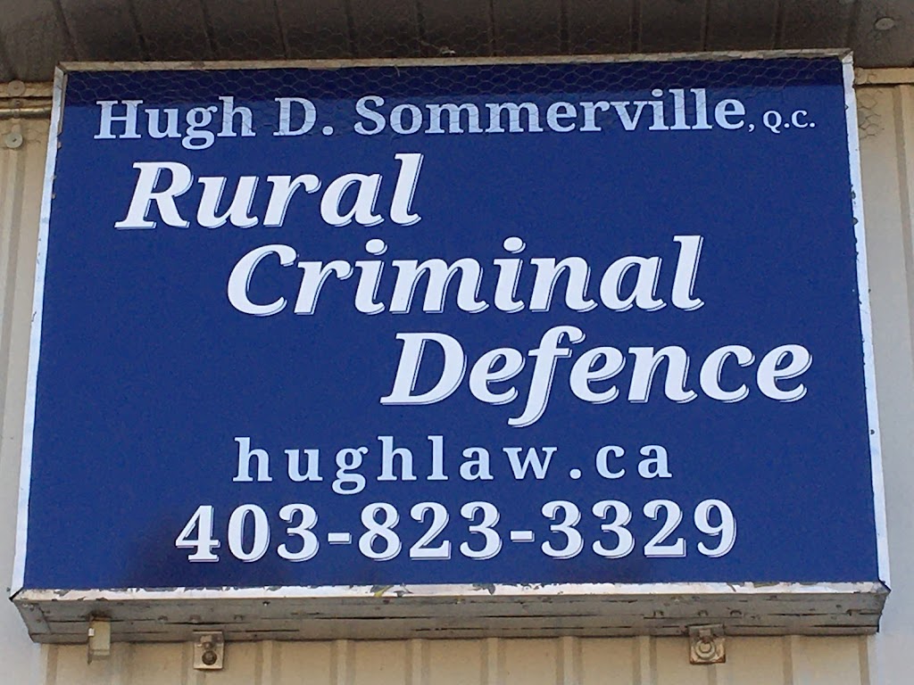Hugh D. Sommerville, Q.C. Criminal Defence Lawyer | Box 488, 170 Centre St Unit 21, Drumheller, AB T0J 0Y0, Canada | Phone: (403) 823-3329