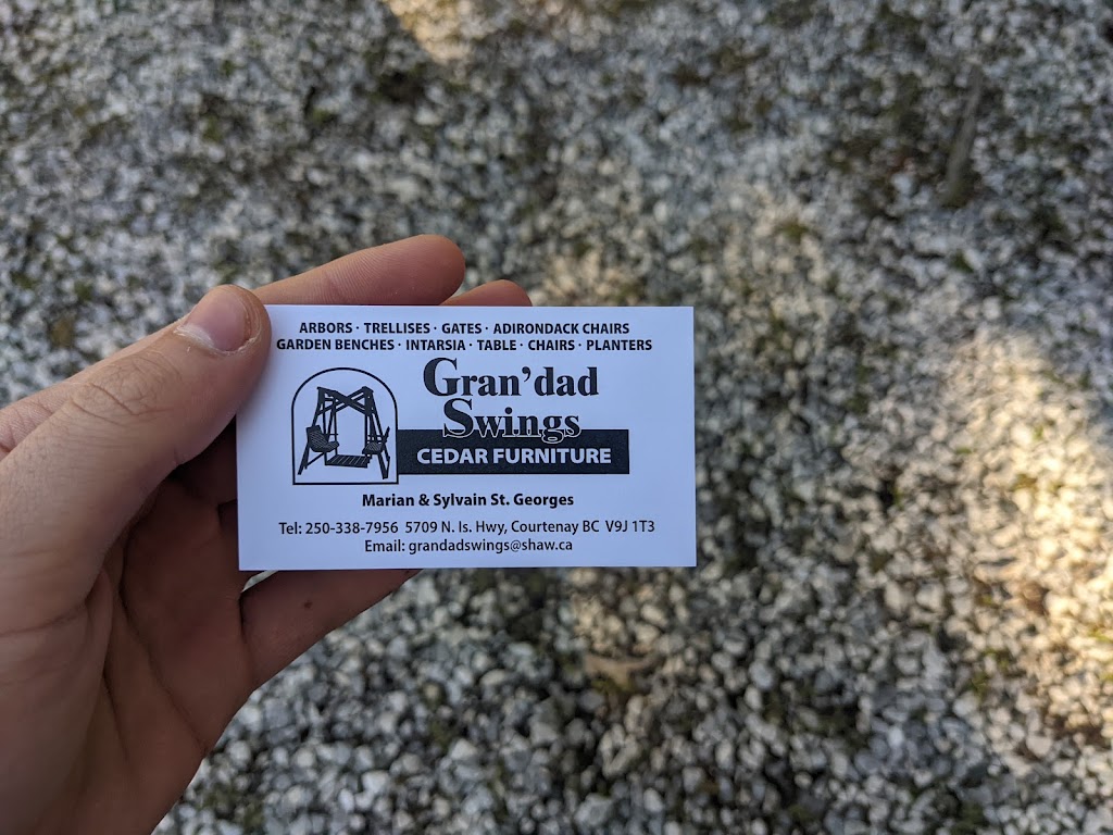 Grandad Swings Cedar Furniture | 5709 N Island Hwy, Courtenay, BC V9J 1T3, Canada | Phone: (250) 338-7956