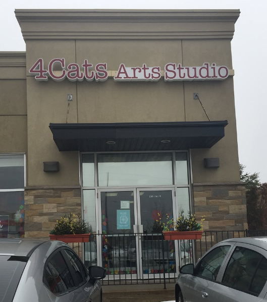 4Cats Arts Studio (Barrie) | 135 Mapleview Dr W, Barrie, ON L4N 9H7, Canada | Phone: (705) 725-5757