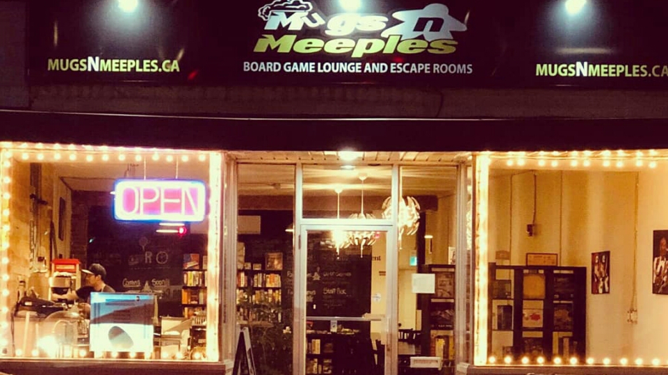 Mugs N Meeples Board Game Lounge and Escape Rooms | 147 St Paul Crescent, St. Catharines, ON L2S 1N2, Canada | Phone: (289) 362-4500