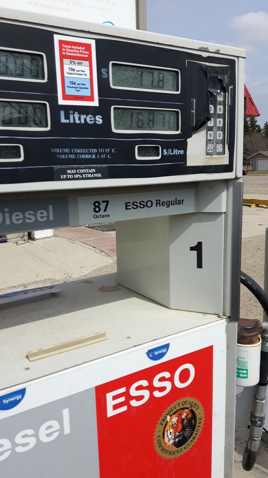 Esso | 104 Balsam St, Wolseley, SK S0G 5H0, Canada | Phone: (306) 698-2868