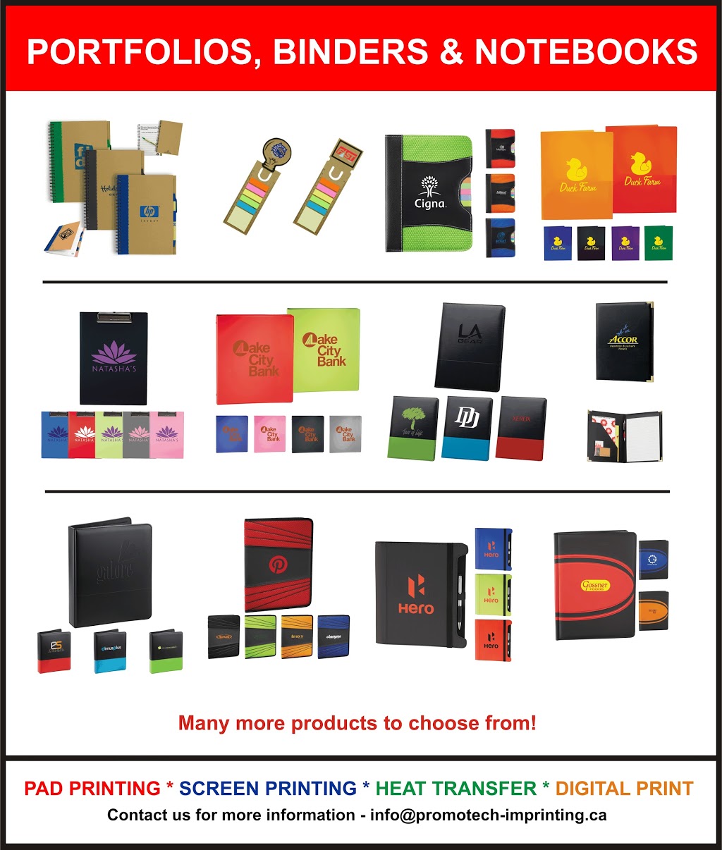 Promotech Custom Imprinting | 3072 192 St #10, Surrey, BC V3Z 9V2, Canada | Phone: (778) 233-8324