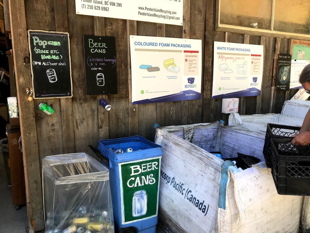 Pender Island Recycling Society | 4400 Otter Bay Rd, Pender Island, BC V0N 2M1, Canada | Phone: (250) 629-6962