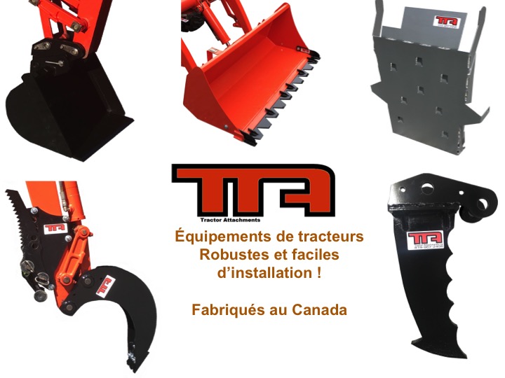 Tractor Attachments | 79 Rue Leclair, Ulverton, QC J0B 2B0, Canada | Phone: (819) 967-2406