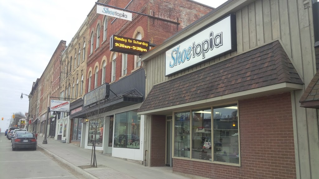 Shoetopia - Mount Forest | 235 Main St S, Mount Forest, ON N0G 2L1, Canada | Phone: (519) 509-1834
