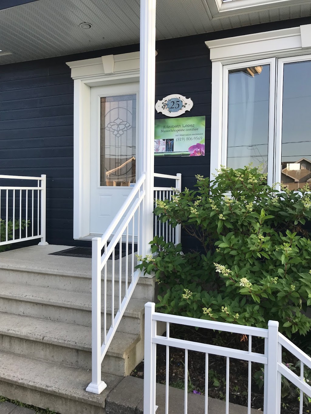Massothérapie Elizabeth Lopez | 25 Rue Roger Lussier, Victoriaville, QC G6S 1M3, Canada | Phone: (819) 806-9569
