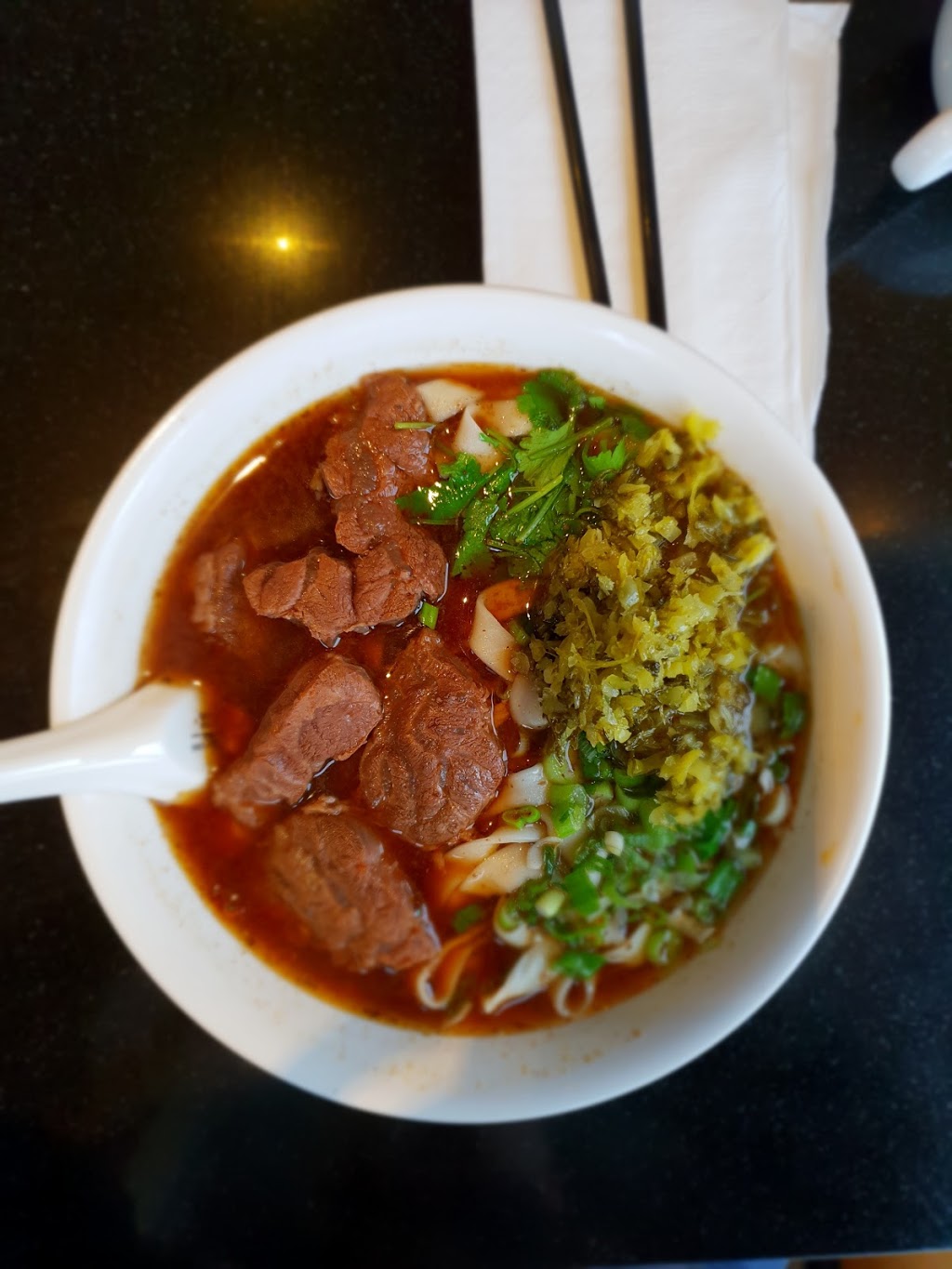 Wangs Taiwan Beef Noodle House | 8390 Granville St, Vancouver, BC V6P 4Z7, Canada | Phone: (604) 266-7966