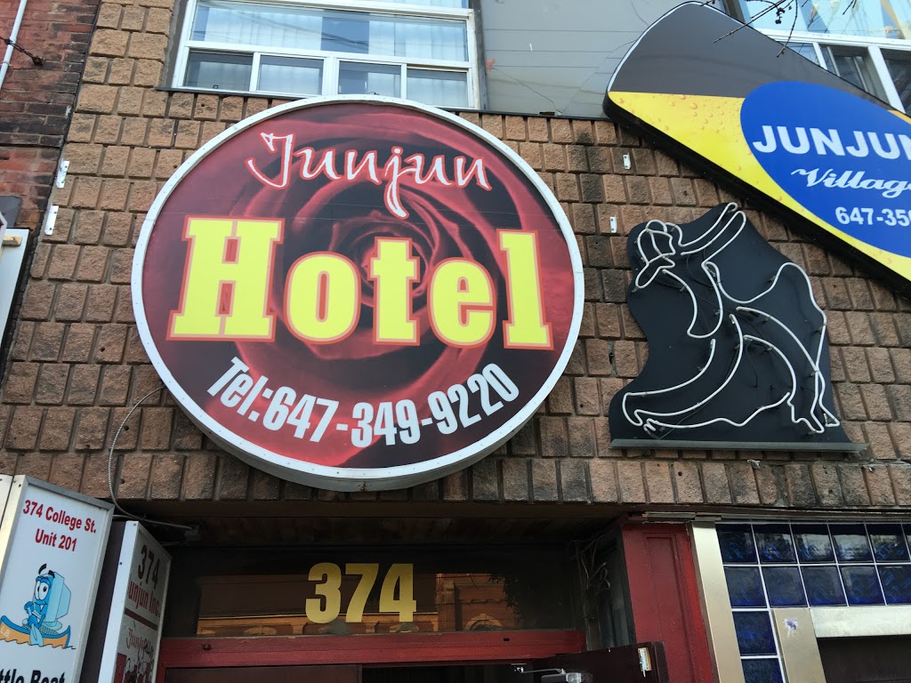 Jun Jun Hotel | 374 College St, Toronto, ON, Toronto, ON M5T 1S6, Canada | Phone: (647) 349-9220