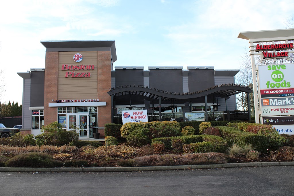 Boston Pizza | 26310 Fraser Hwy #900, Aldergrove, BC V4W 2Z7, Canada | Phone: (604) 607-0713