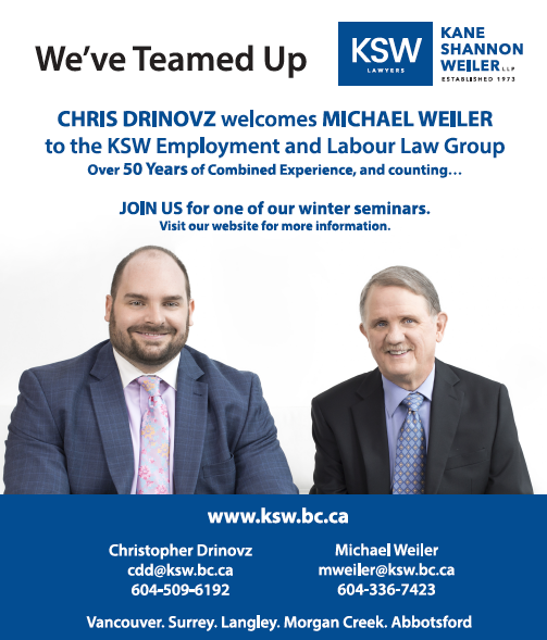 MICHAEL WEILER EMPLOYMENT+LABOUR LAW* | 3188 W 41st Ave #116, Vancouver, BC V6N 3C9, Canada | Phone: (604) 336-7423