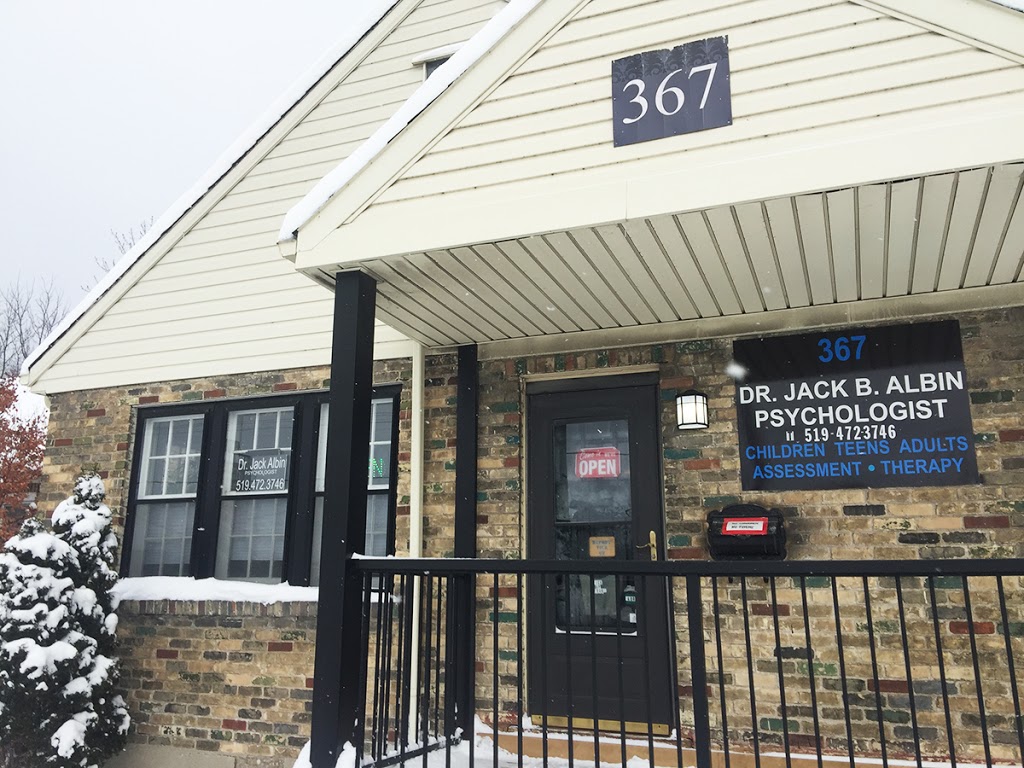 Dr Jack Albin Psychologist | 367 Springbank Dr, London, ON N6J 1G7, Canada | Phone: (519) 472-3746