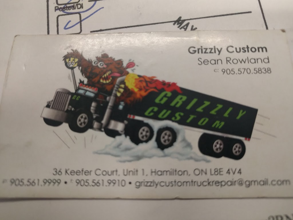 Grizzly Custom Truck Repair Limited | 36 Keefer Ct, Hamilton, ON L8E 4V4, Canada | Phone: (905) 561-9999