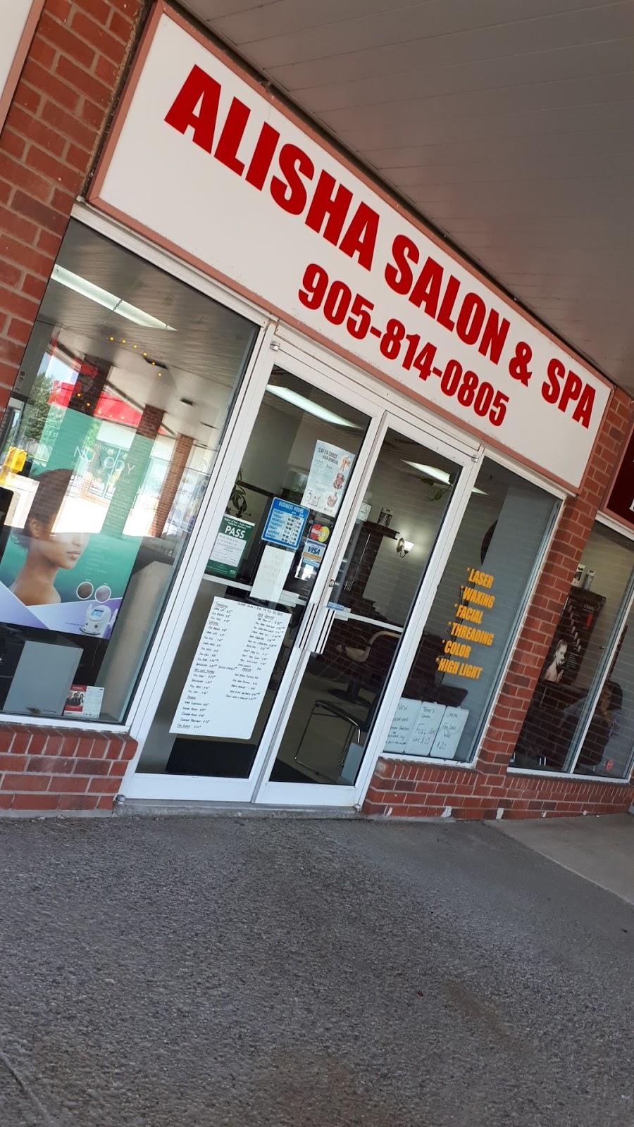 Alisha Salon and Spa | Bristol Rd W Unit# 16, Mississauga, ON L5M 4Z1, Canada | Phone: (905) 814-0805