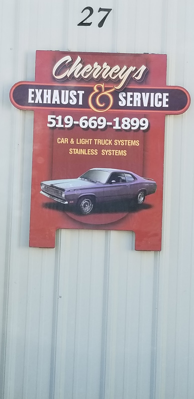 Cherreys Exhaust & Service | 27 First St E, Elmira, ON N3B 2E6, Canada | Phone: (519) 669-1899