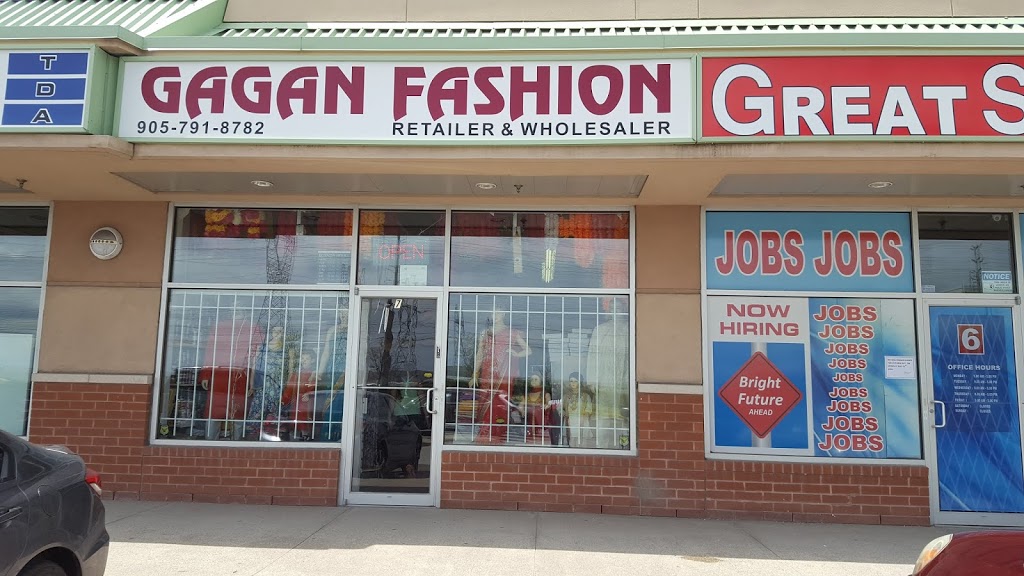 Gagan Fashion And Fabrics Inc | 351 Parkhurst Square #7, Brampton, ON L6T 5H5, Canada | Phone: (905) 791-8782