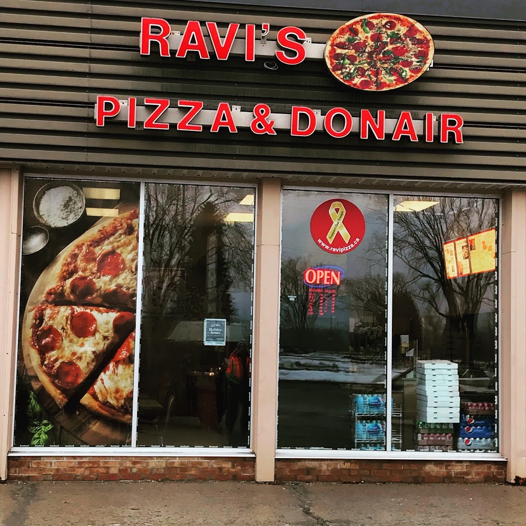 Ravis Pizza & Donair | 36 El Alamein Rd W, Borden, ON L0M 1C0, Canada | Phone: (705) 516-7777
