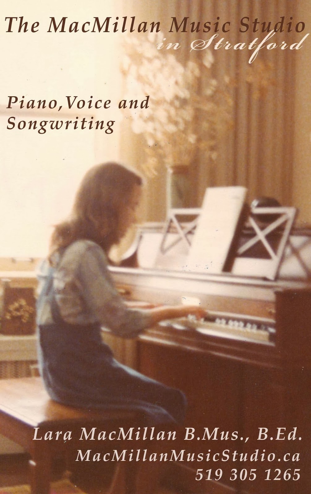 The MacMillan Music Studio | 60 Well St, Stratford, ON N5A 4L7, Canada | Phone: (519) 305-1265