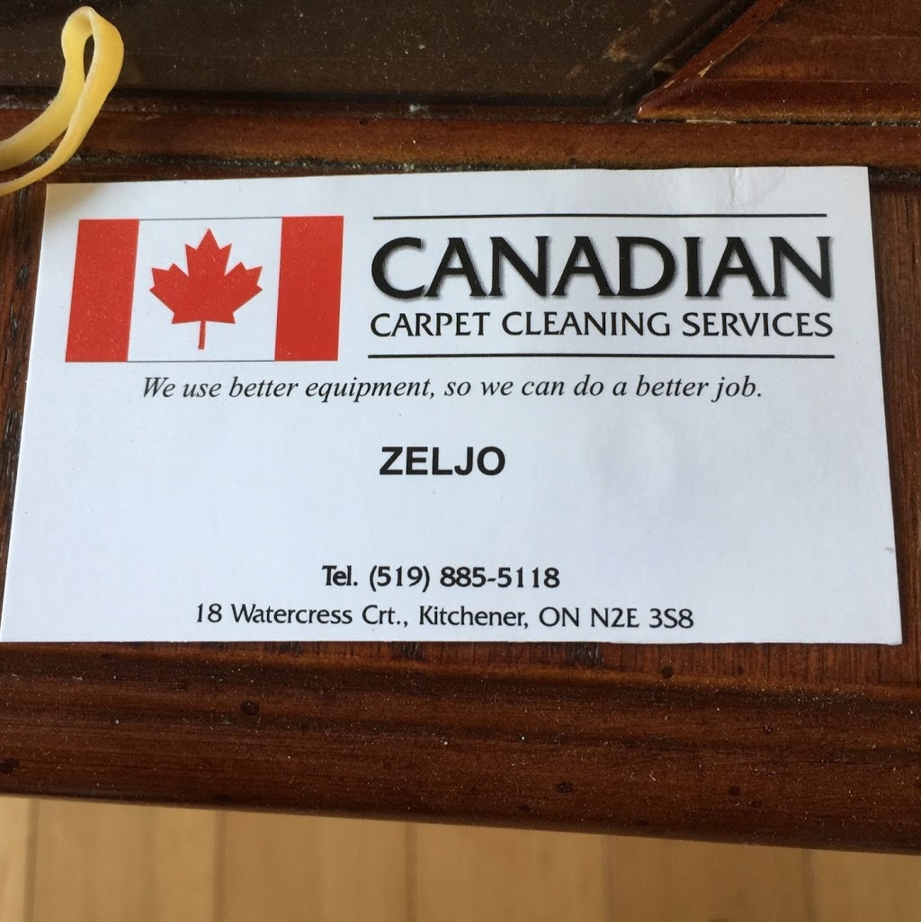 Canadian Carpet Cleaning | 18 Watercress Ct, Kitchener, ON N2E 3S8, Canada | Phone: (519) 885-5118
