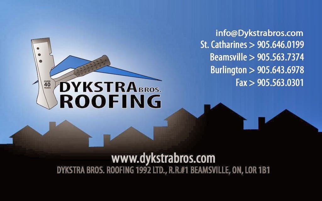 Dykstra Bros. Roofing | 4135 King St, Beamsville, ON L0R 1B1, Canada | Phone: (905) 646-0199