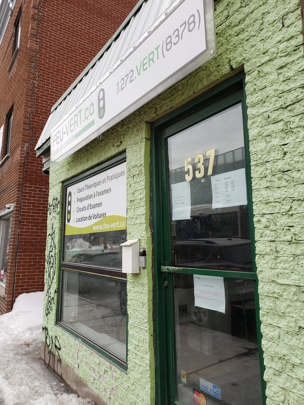 AUTO ÉCOLE FEU-VERT.CA | 537 Boulevard Rosemont, Montréal, QC H2S 1Z4, Canada | Phone: (514) 272-8378