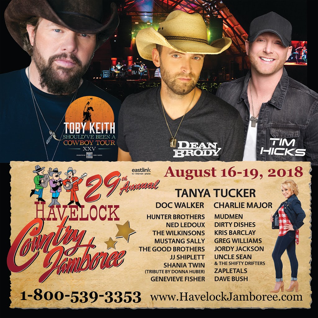 Havelock Country Jamboree | 10 County Rd 48, Havelock, ON K0L 1Z0, Canada | Phone: (705) 778-3353