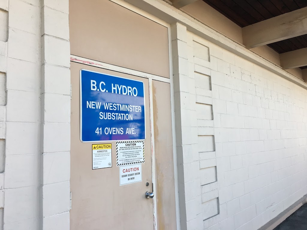 New Westminster Substation | 41 Ovens Ave, New Westminster, BC V3L 1Z2, Canada | Phone: (866) 647-3334