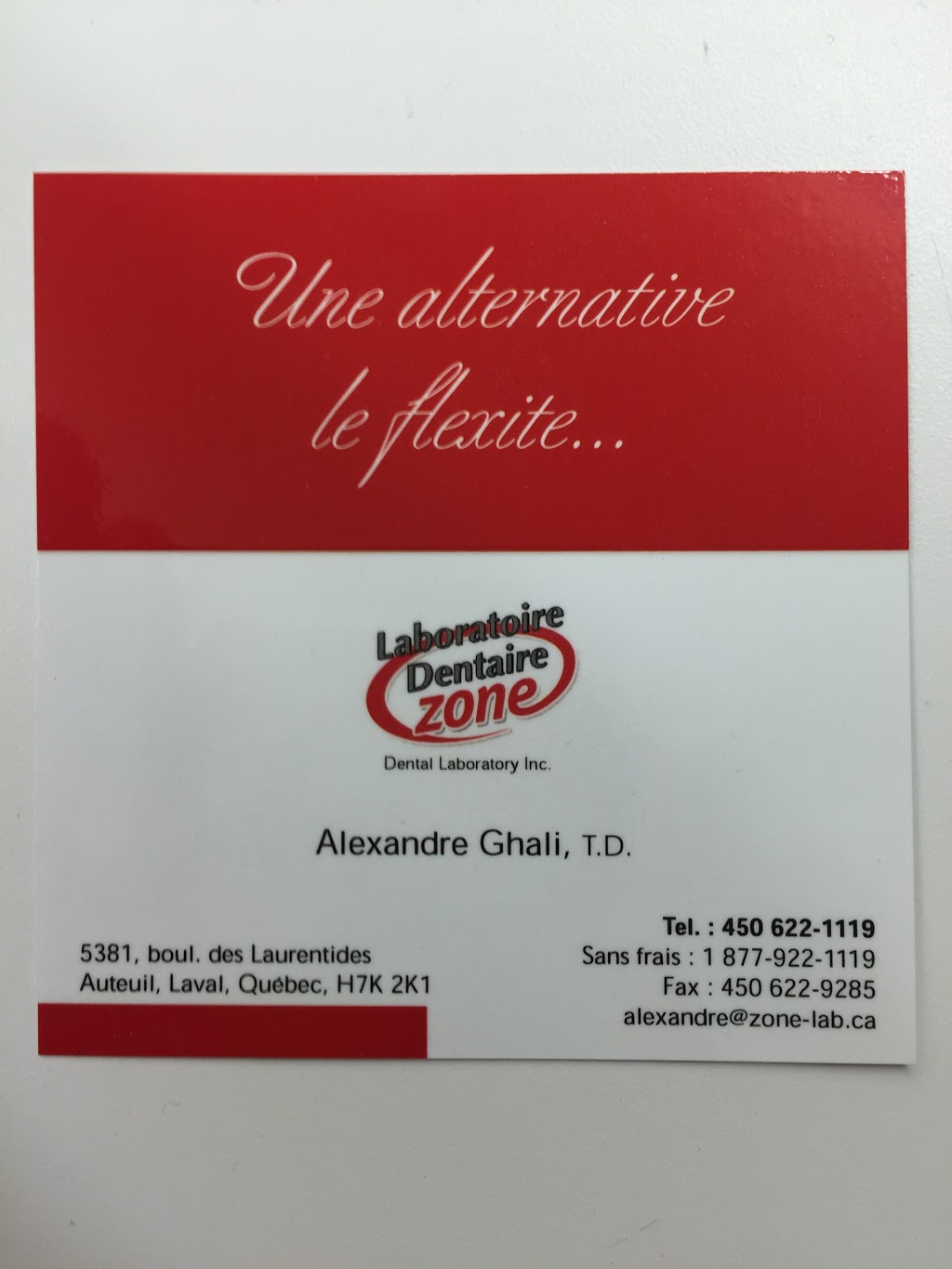 Laboratoire Zone | 5381 Bd Des Laurentides, Laval, QC H7K 2K1, Canada | Phone: (450) 622-1119