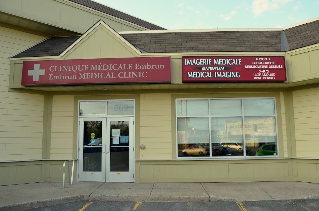 Embrun Medical Imaging | 869 Notre Dame St, Embrun, ON K0A 1W0, Canada | Phone: (613) 443-2095