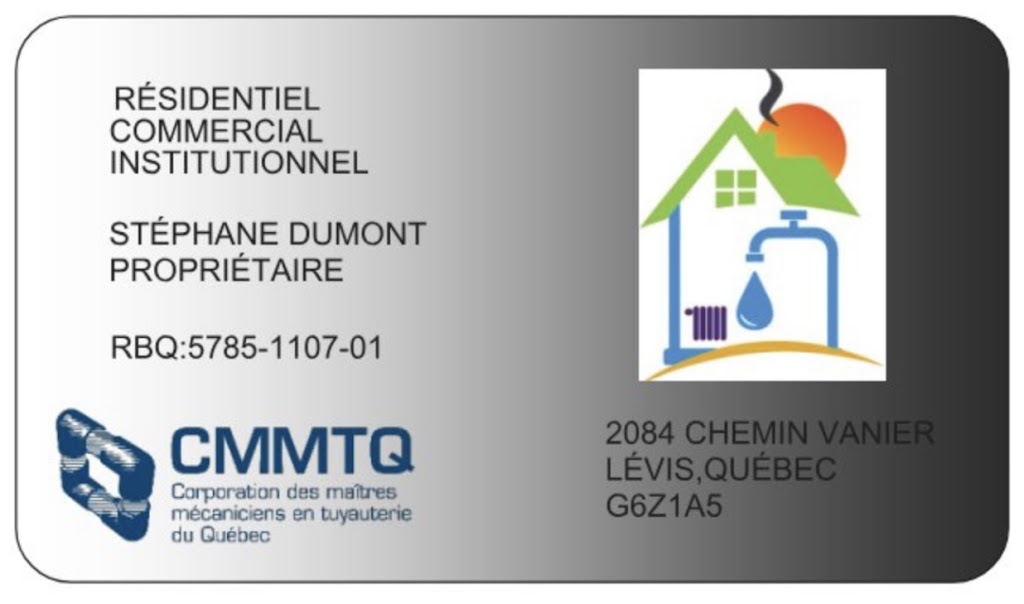 PLOMBERIE DE LA CHAUDIÈRE | 2084 Chem. Vanier, Saint-Jean-Chrysostome, QC G6Z 1A5, Canada | Phone: (581) 443-4141