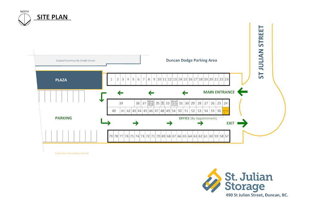 St Julian Storage | 490 St Julian St, Duncan, BC V9L 3S7, Canada | Phone: (250) 748-8880