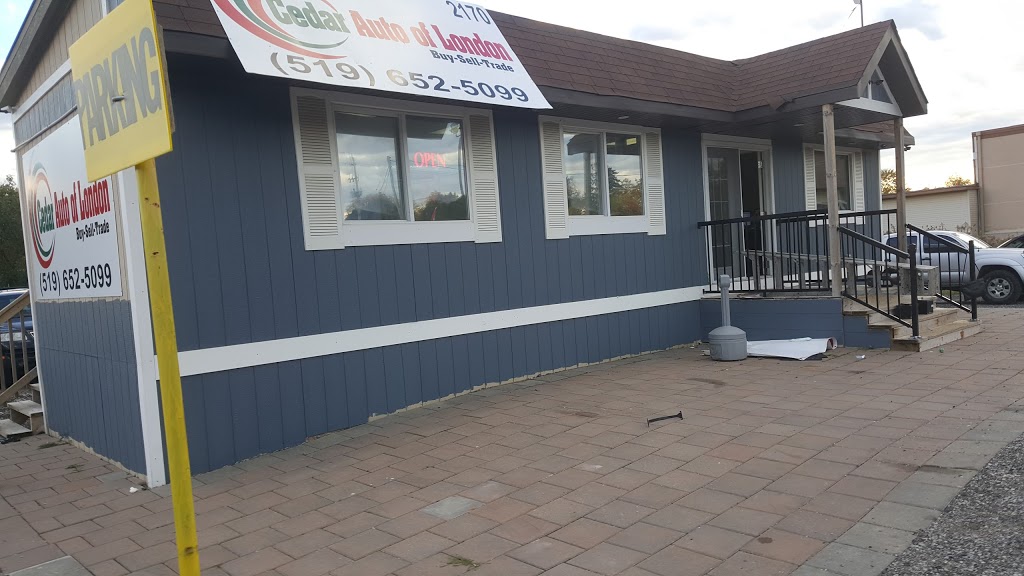 Cedar Auto of London | 2170 Wharncliffe Rd S, London, ON N6P 1L1, Canada | Phone: (519) 652-1100