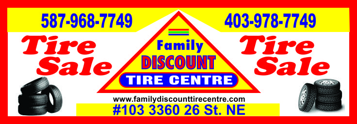 Family Discount Tire Centre Inc. | 3360 26 St NE #103, Calgary, AB T1Y 4T7, Canada | Phone: (403) 978-7749