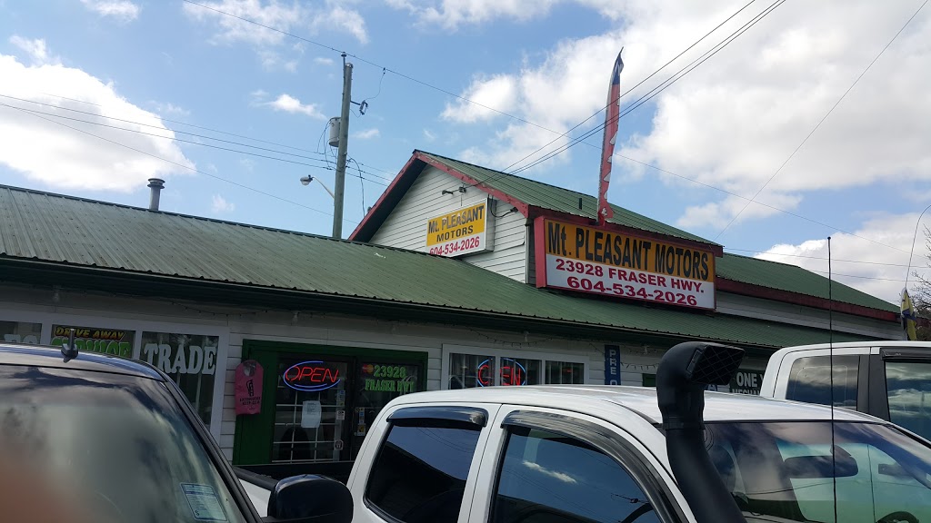 Mt Pleasant Motors Ltd | 23928 Fraser Hwy, Langley City, BC V2Z 2K8, Canada | Phone: (604) 534-2026