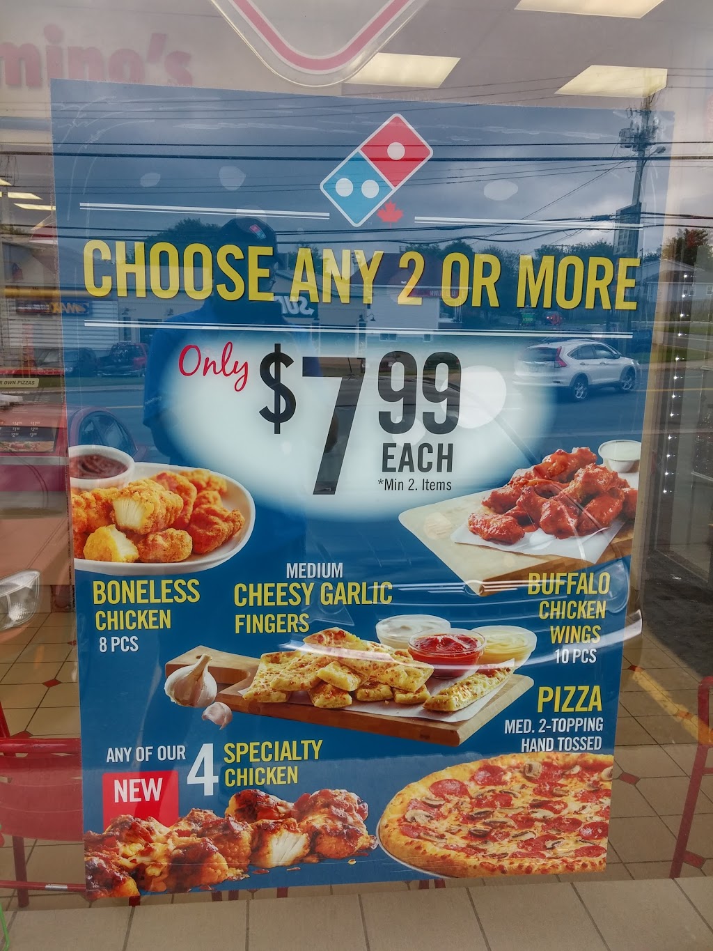 Dominos Pizza | 17 Commonwealth Ave, Mount Pearl, NL A1N 1W4, Canada | Phone: (709) 747-9444