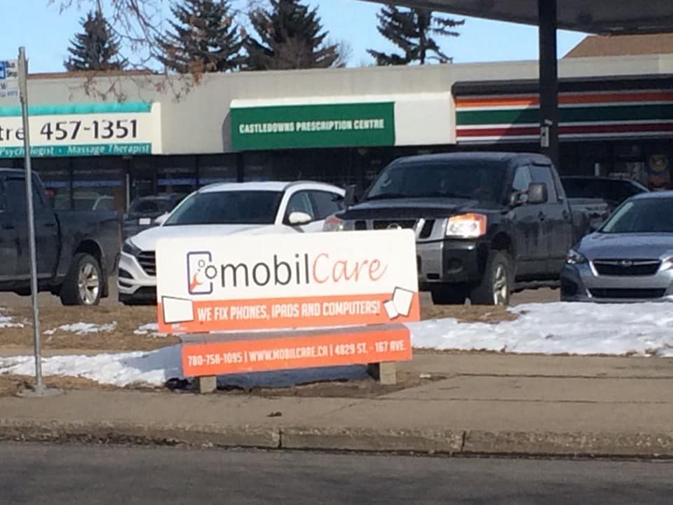 MobilCare Phone Repair & Computers | 4829 167 Ave NW, Edmonton, AB T5Y 0S4, Canada | Phone: (780) 758-1095