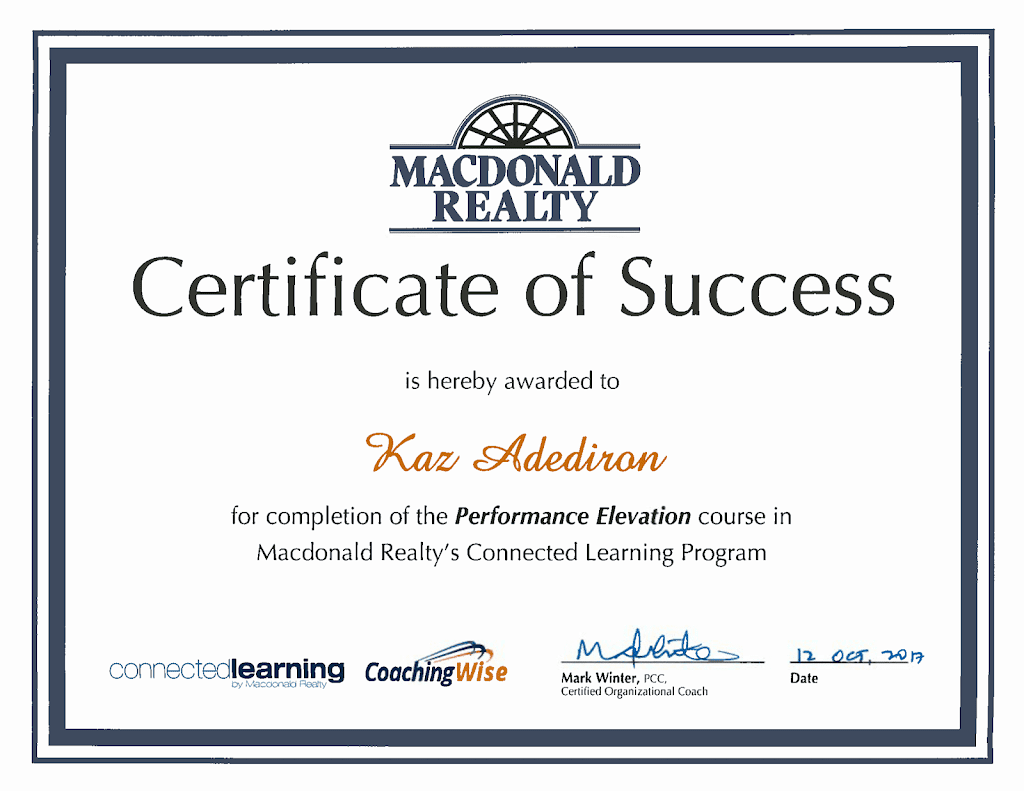The Kaz Real Estate: South Surrey Realtor Kaz Adediran | 100 – 2429 152 St, Surrey, BC V4P 1N4, Canada | Phone: (604) 617-9118
