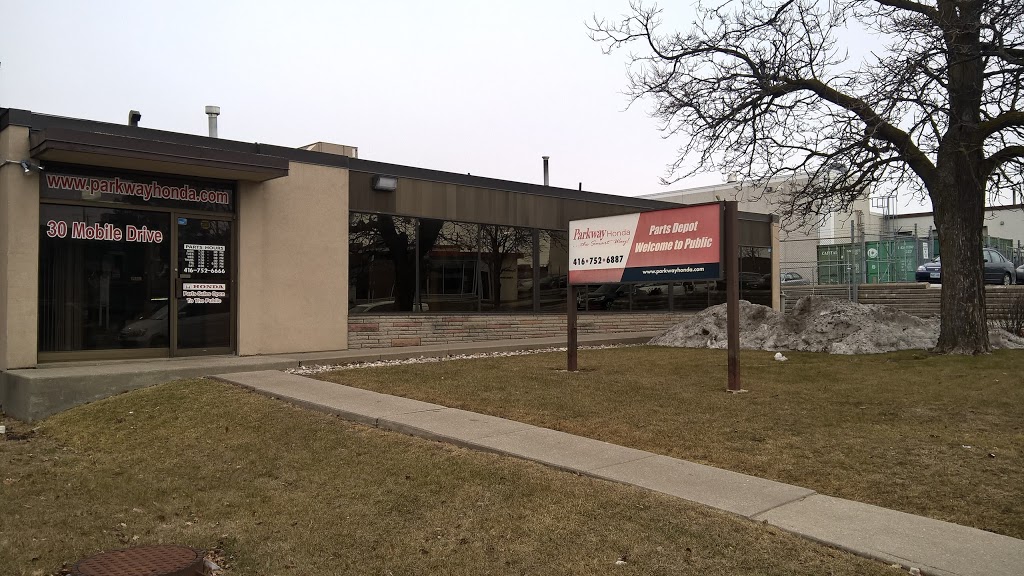Parkway Honda Parts Department | 30 Mobile Dr, North York, ON M4A 1H9, Canada | Phone: (877) 542-2458