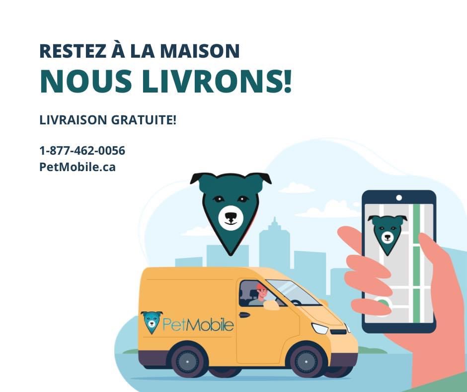 Petmobile Sainte-Julie | Rue des Jardins, Sainte-Julie, QC J3E 1L8, Canada | Phone: (438) 496-4682