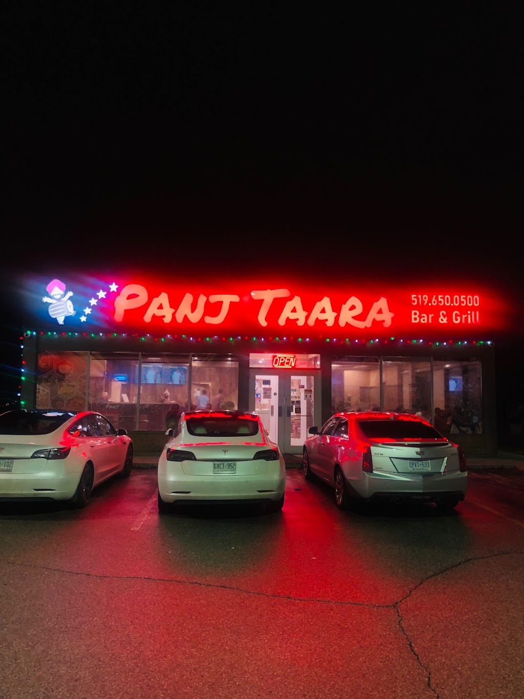 Panj Taara Bar & Grill | 4355 King St E Unit B, Kitchener, ON N2P 2E9, Canada | Phone: (519) 650-0500