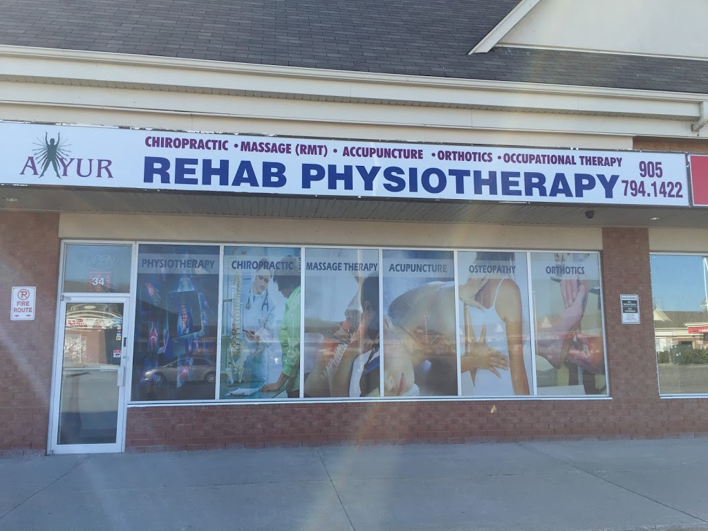 Aayur Rehab Physiotherapy Inc | health | 8887 The Gore Rd #34, Brampton, ON L6P 2K9, Canada | 9057941422 OR +1 905-794-1422