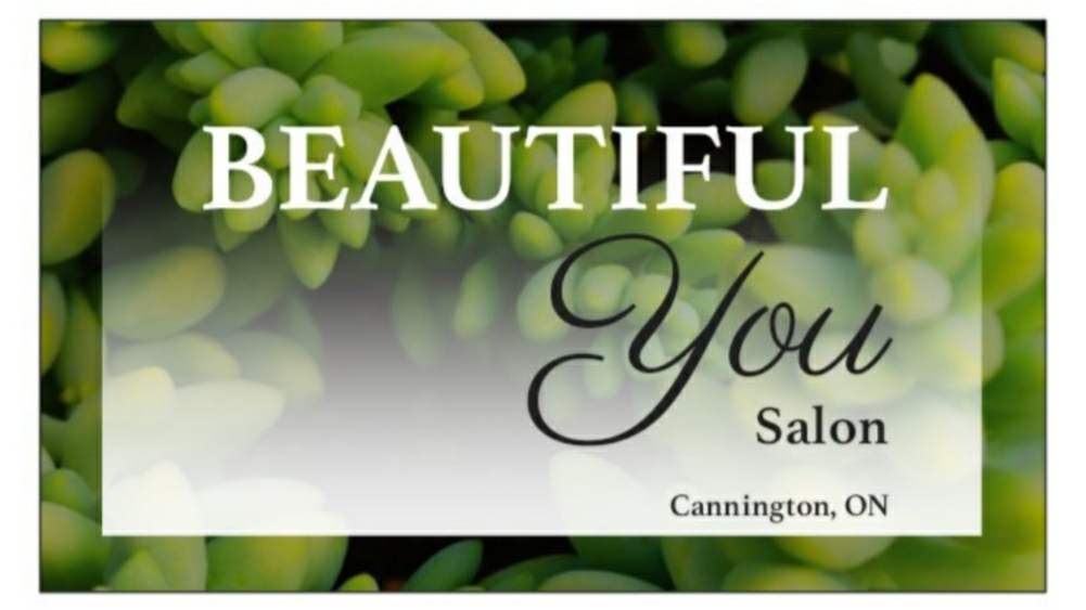 Beautiful You Salon | York St, Cannington, ON L0E 1E0, Canada | Phone: (905) 392-9930