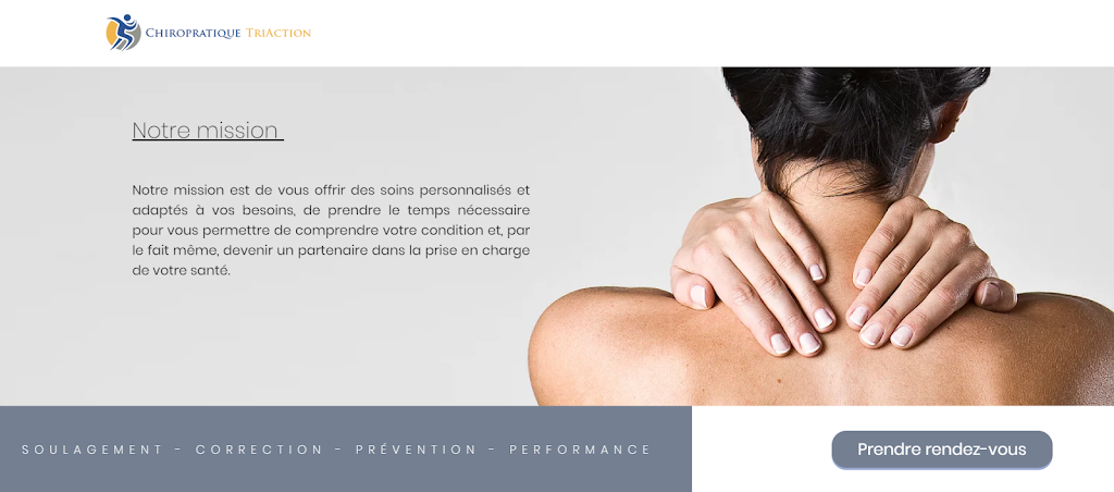 Chiropratique TriAction - Chiropraticien Mascouche | 398 Montée Masson, Mascouche, QC J7K 2L5, Canada | Phone: (514) 808-1262