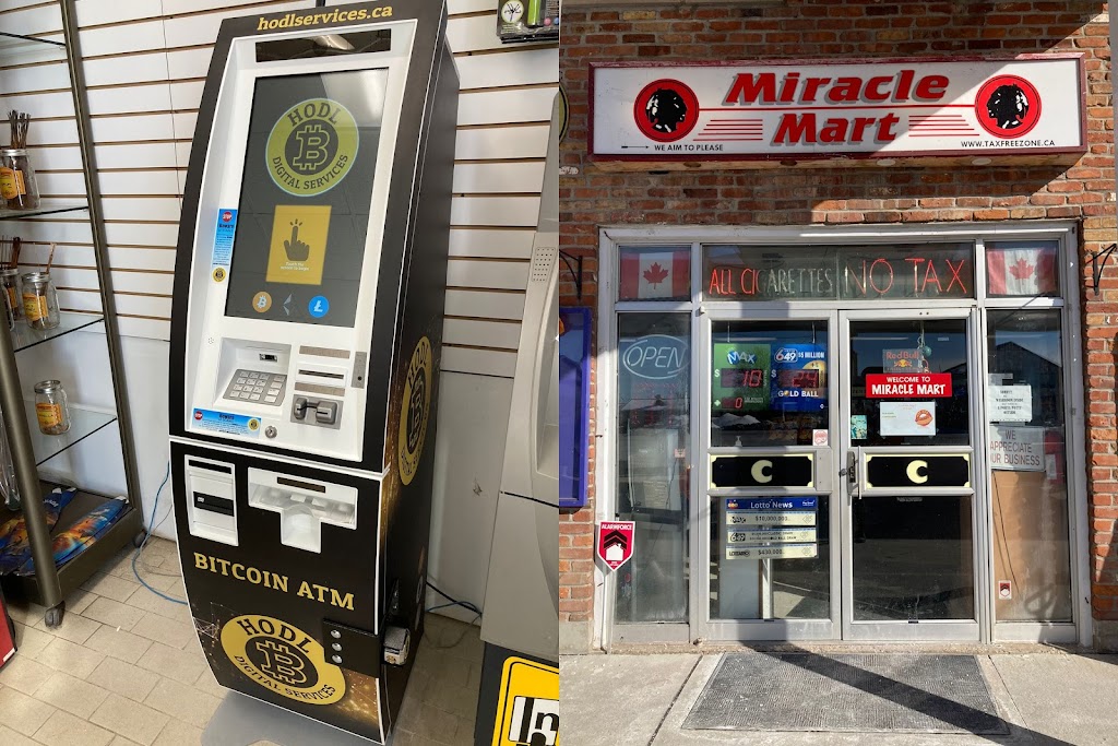 HODL Bitcoin ATM - Miracle Mart – Mohawk Plaza | 406 ON-49, Deseronto, ON K0K 1X0, Canada | Phone: (416) 840-5444