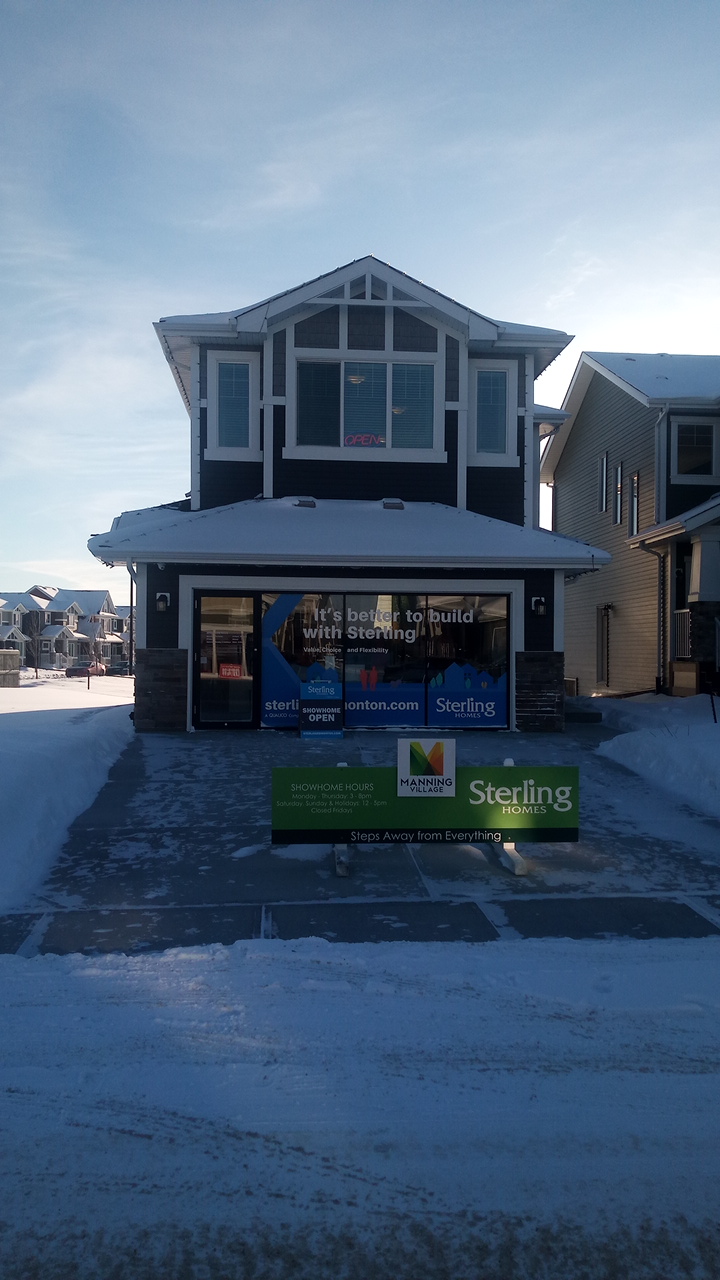 Sterling Homes Showhome | Manning Village | 960 Ebbers Cres NW, Edmonton, AB T5Y 3T9, Canada | Phone: (780) 340-8159