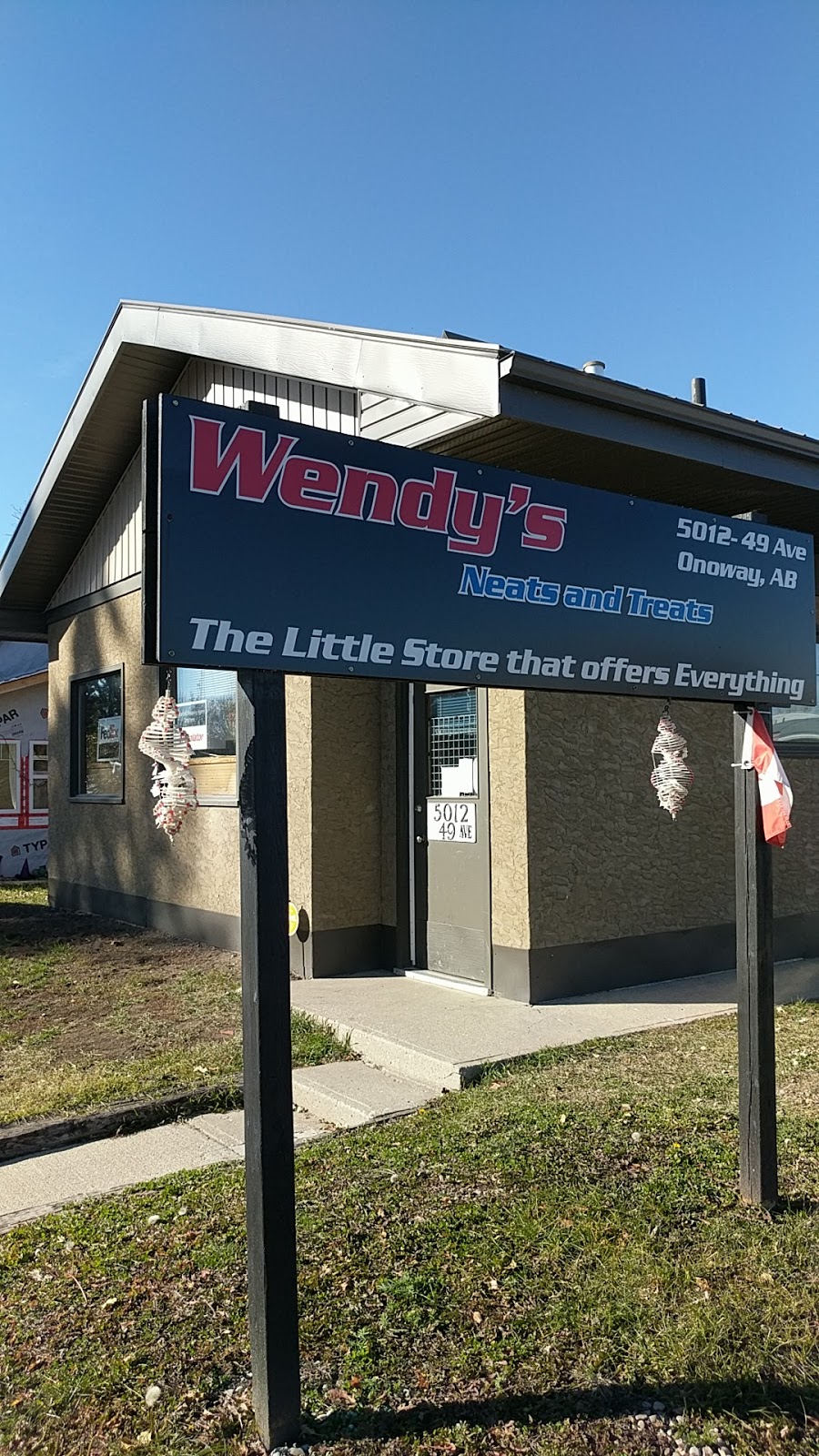 Wendys Neats And Treats (Purolator) | store | 5012 49 Ave, Onoway, AB T0E 1V0, Canada | 7809670351 OR +1 780-967-0351