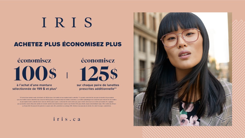 IRIS Optométristes et Opticiens | 106 Boulevard Notre Dame #600, Clermont, QC G4A 1G3, Canada | Phone: (418) 439-3405