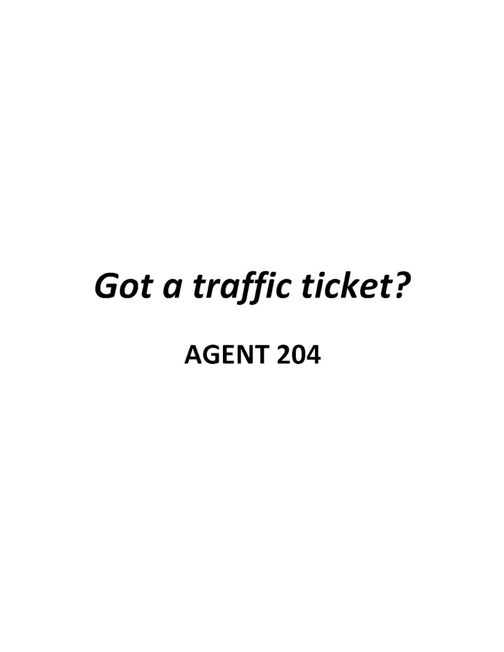 AGENT 204 TRAFFIC COURT SPECIALISTS | 200-1460 Chevrier Blvd, Winnipeg, MB R3T 1Y6, Canada | Phone: (204) 588-6191