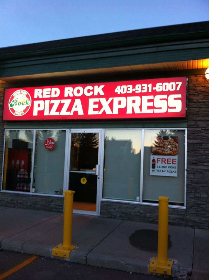 Red Rock Pizza Express | 643 Shawinigan Dr SW, Calgary, AB T2Y 2Y6, Canada | Phone: (403) 931-6007