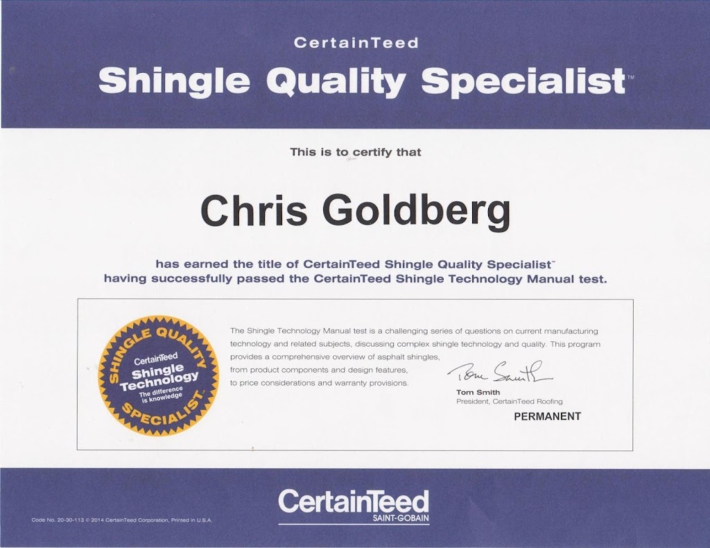 Goldberg Roofing | 443 Bloor St E, Oshawa, ON L1H 3M9, Canada | Phone: (289) 927-2684