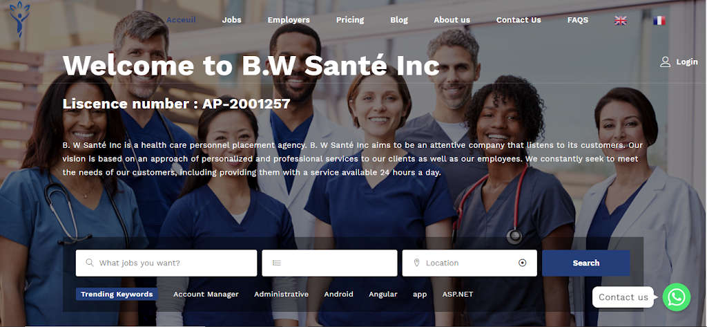 B. W Santé Inc | 11935 Av. Allard #3, Montréal-Nord, QC H1G 6E8, Canada | Phone: (514) 619-9854